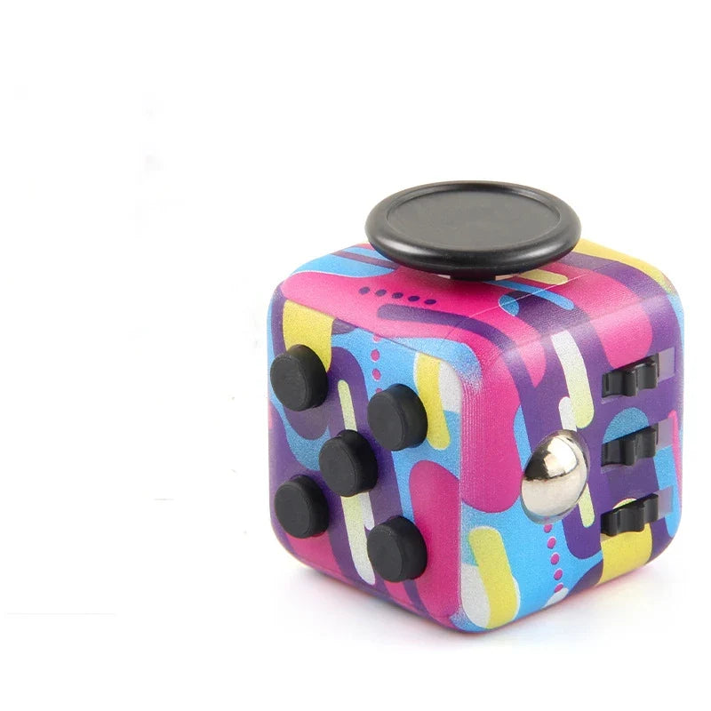 Fidget Dice Stress Relief Toy | Anxiety Relief Fingertip Decompression Cube