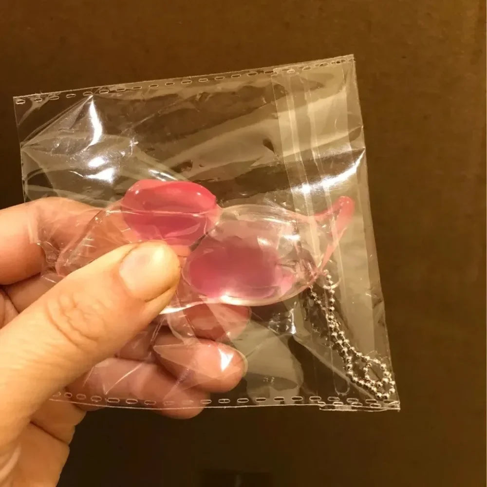 Squeeze Bean Fidget Toy | Cute Stress Relief Keychain