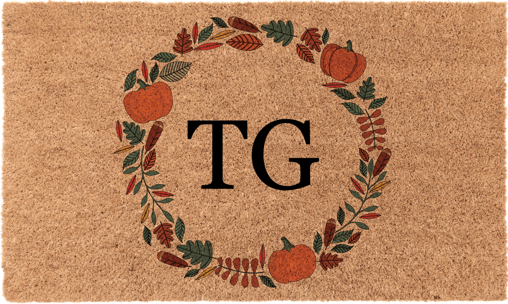 Thanksgiving Border Monogram