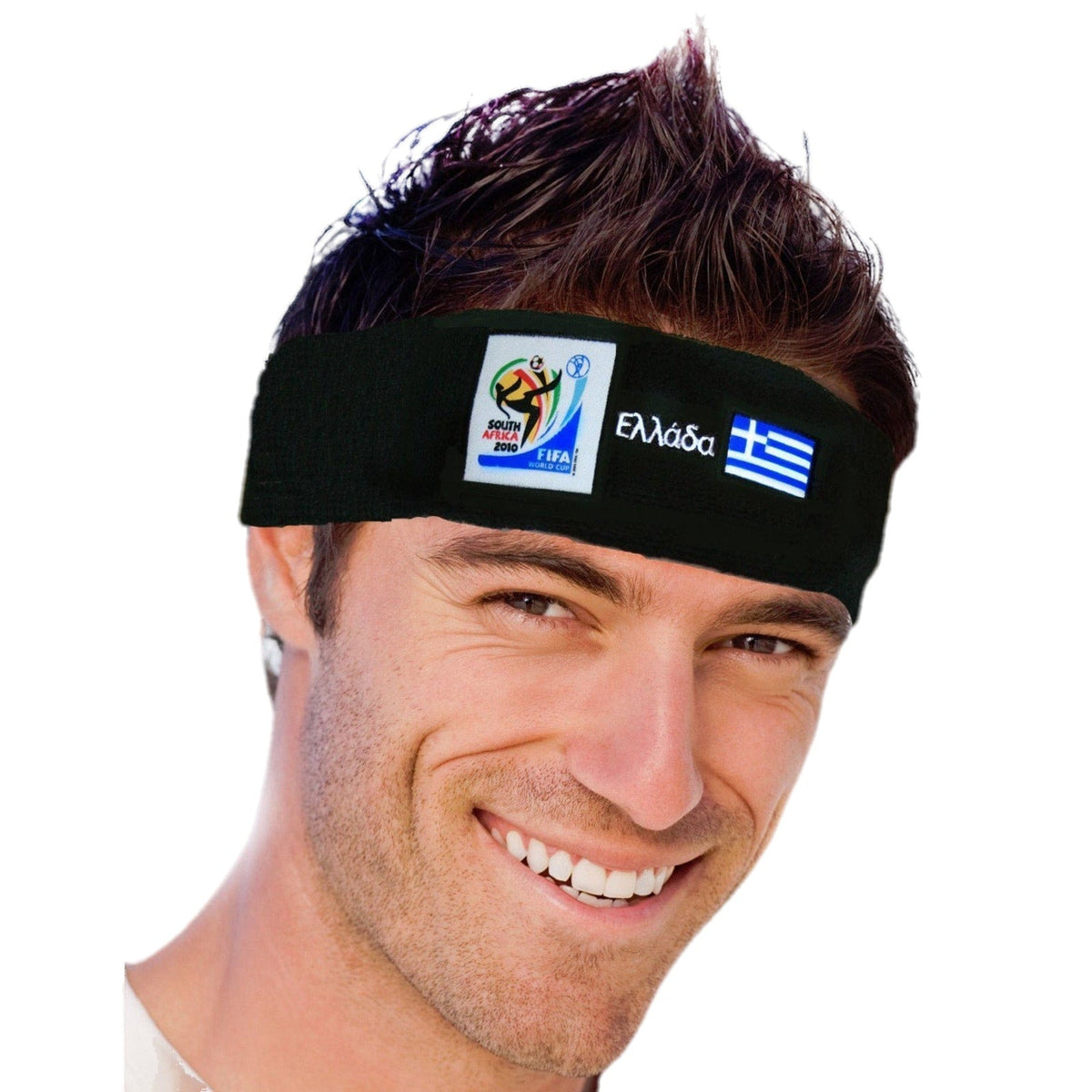 Greece World Cup Soccer Headband – Official FIFA Licensed Retro Fan Gear