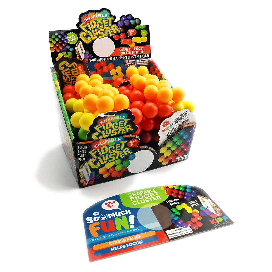 Fidget cluster shape sensory toy