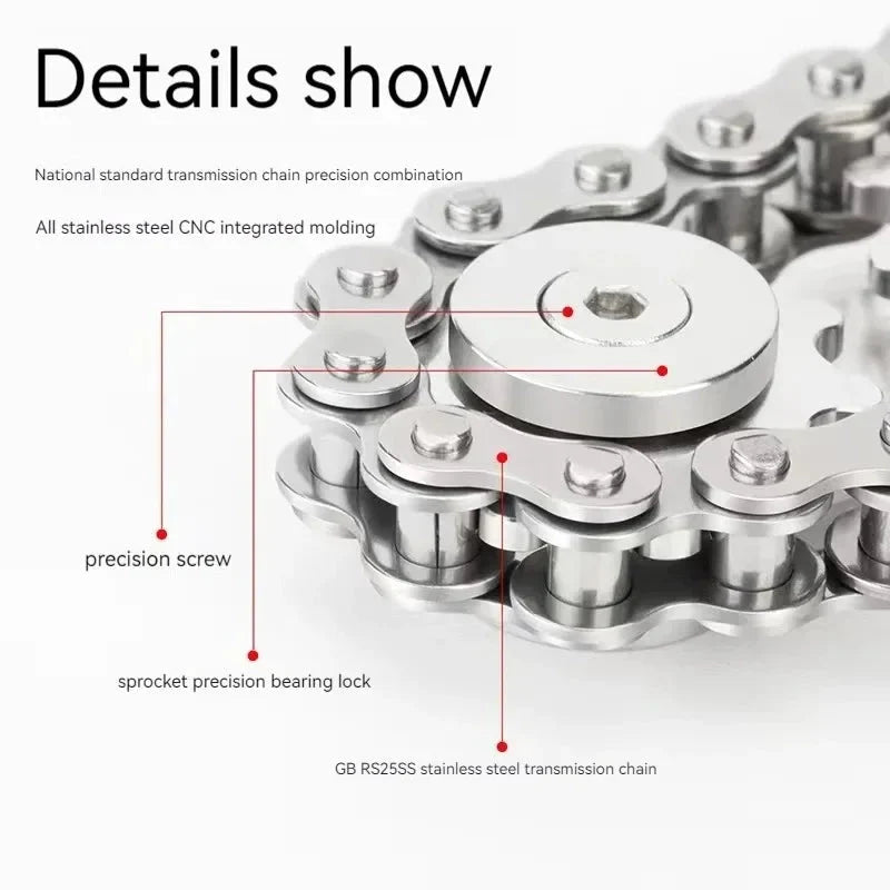 Metal Fidget Spinner | CNC Machined Stainless Steel Desk Toy