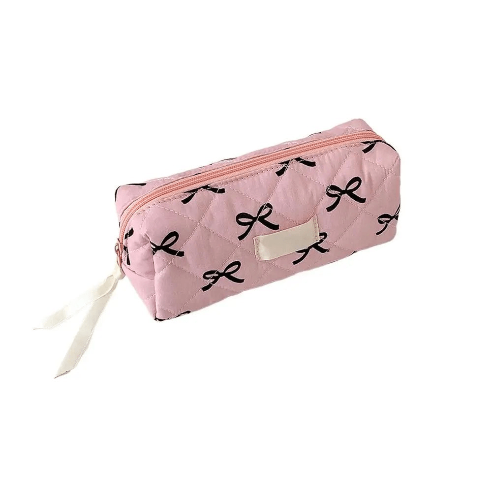 Plush Large Capacity Pencil Case | Cute Aesthetic Stationery Pouch and Cosmetic Organizer